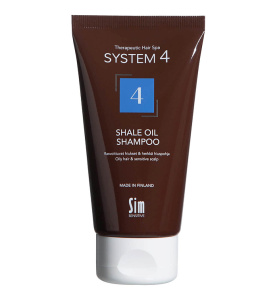 System 4 Терапевтический шампунь №4 для очень жирной и чувствительной кожи головы, 75 мл