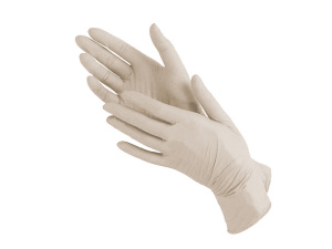 Wally Plastic Перчатки нитри-винил, р-р S, белые, 50 пар