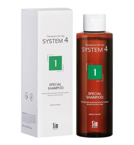 System 4 Терапевтический шампунь №1 для нормальной и жирной кожи головы, 250 мл