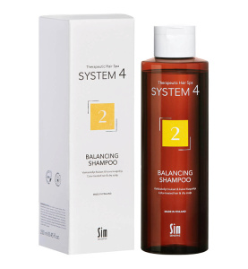 System 4 Терапевтический шампунь №2 для сухой кожи головы и поврежденных волос, 250 мл