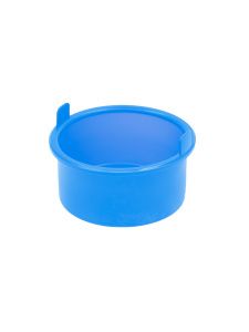 Чаша многоразовая силиконовая для воскоплава (синяя), 500 мл