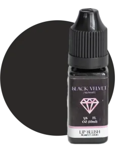 LIP BLUSH Пигмент для век Black velvet (Черный), 10 мл